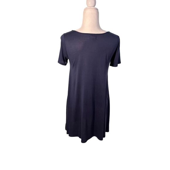 Silence + Noise navy short sleeve swing dress - S - 🙂3/$15 - Picture 3 of 8
